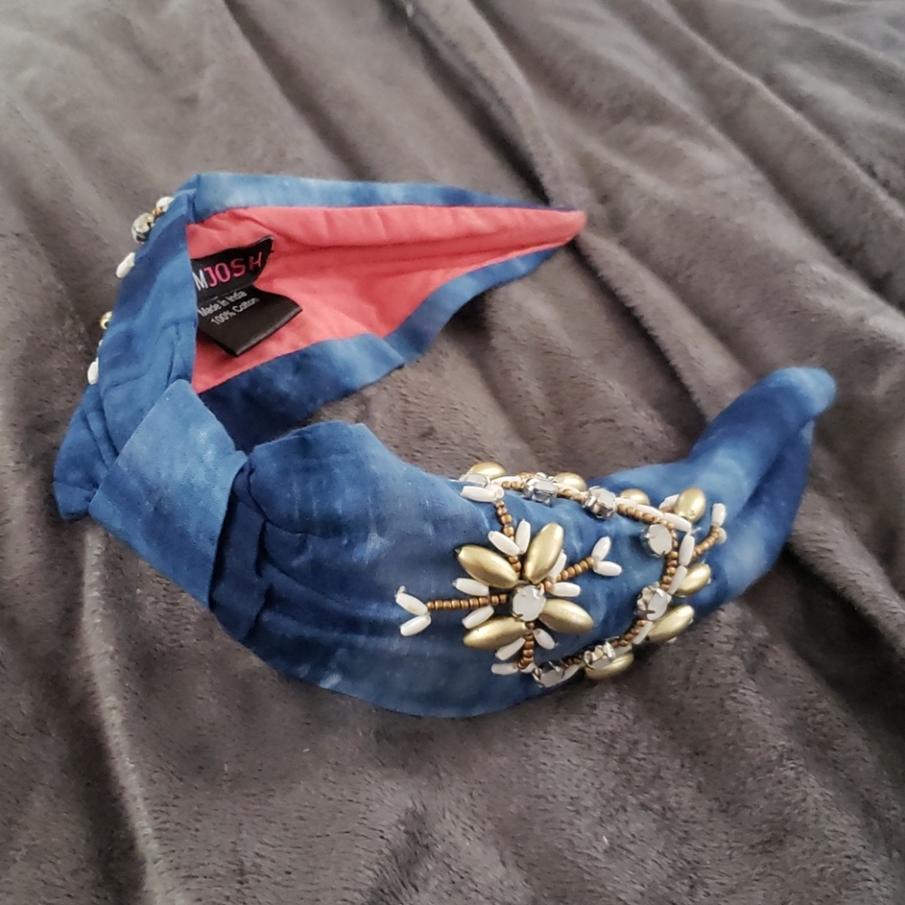Namjosh Blue Tie Dye Headband